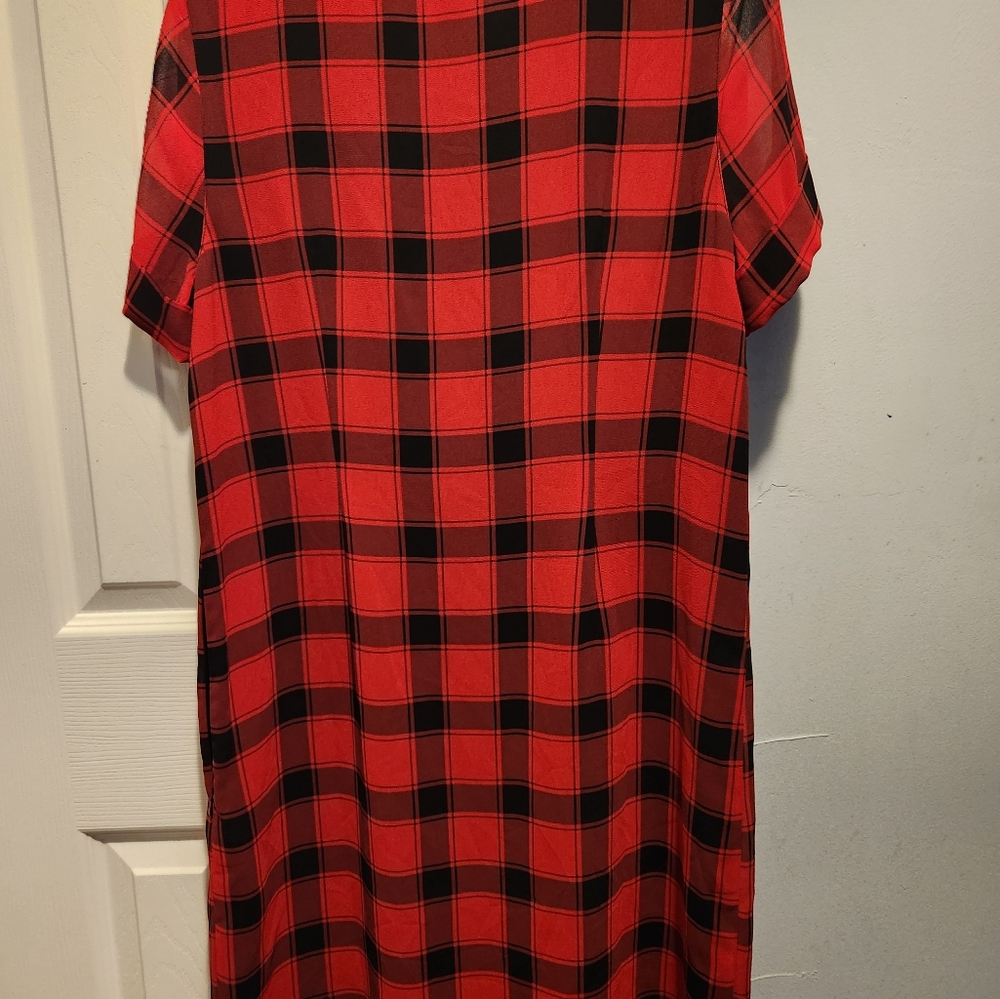 Foxcroft nyc short sleeve pleated dress - Picture 2 of 6